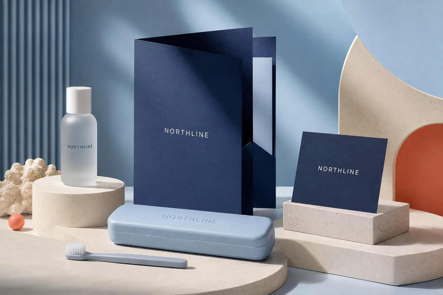 Ý tưởng nhận diện hình ảnh cho Northline Dental